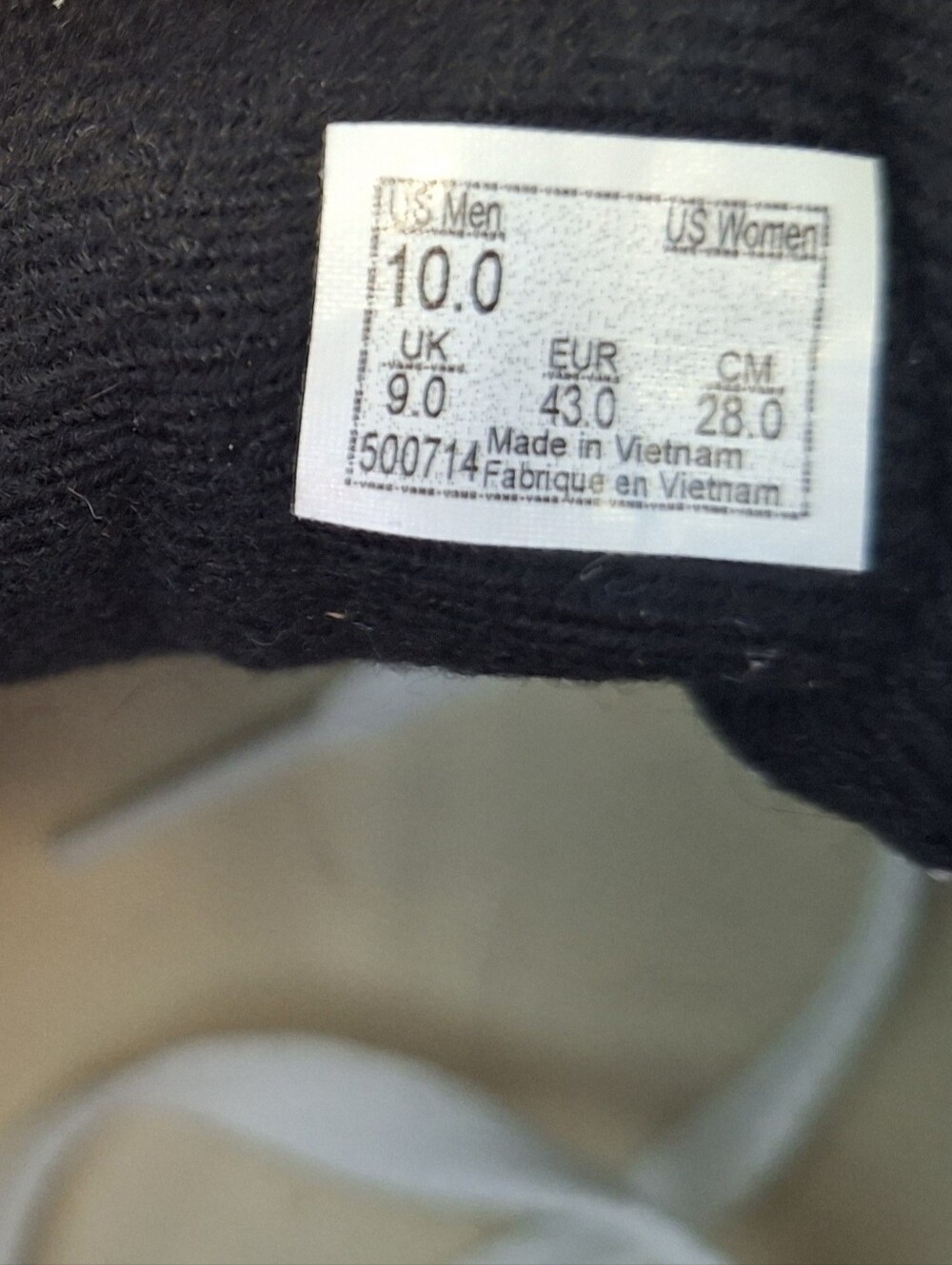 Vans Black White Suede Low Top Sneakers - Picture 2 of 6